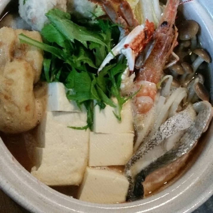 簡単スープ 海鮮鍋ゆず風味 レシピ 作り方 By Kayusa5607 楽天レシピ